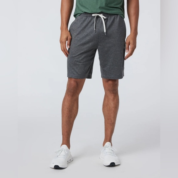 Vuori /Sunday Performance Short 8"Charcoal Heathe Color - Picture 3 of 15